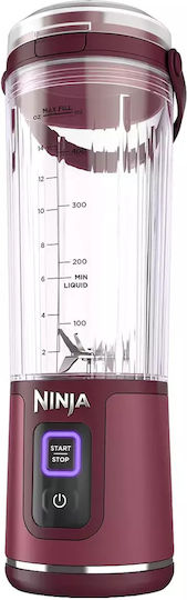 Ninja Blast Μπλέντερ με Πλαστική Κανάτα 530 ml 7.4V Cranberry
