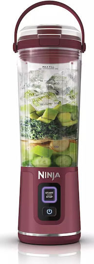 Ninja Blast Μπλέντερ με Πλαστική Κανάτα 530 ml 7.4V Cranberry