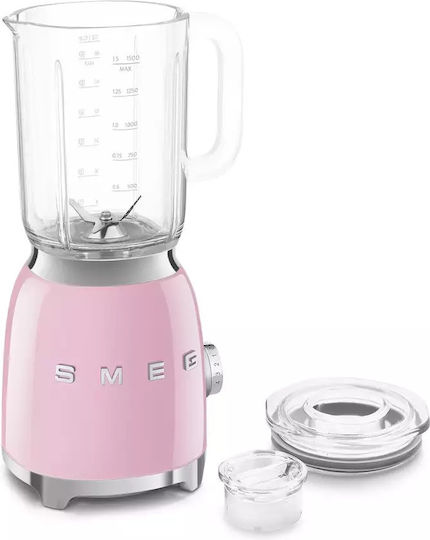 Smeg 50er Stil Mixer mit Tritan Kanäta 1,5 l 800W Rosa