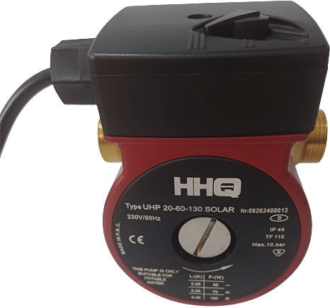 Hansa Hhq Κυκλοφορητής Ανακυκλοφορίας 130mm 20-60n Solar Ορειχάλκινος Mε Ρακόρ