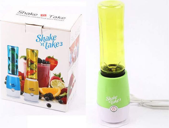 Shake N Take Bottle 3 Blenders With Plastic Jug 500 Ml Green
