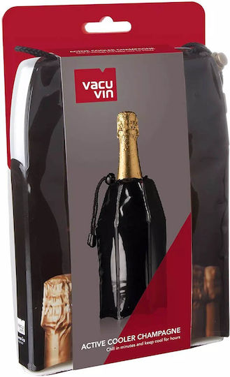 Vacu Vin Active Cooler Опаковка За Лед Черна С Коркови Тапи 991502