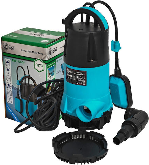 Pompa submersibilă pentru apă curată și murdară Ddt Bdp1100-3f 3-în-1 1100W