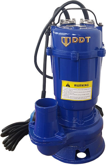 Pompa submersibilă pentru apă murdară cu tocător, plutitor, Ddt Wqcd 2200 W 8 m³/h