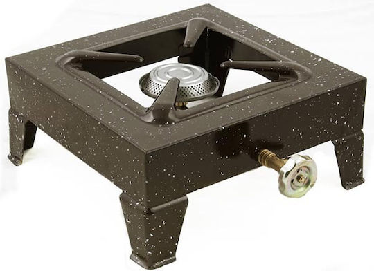 Calfer Gas ΕΛΒ-100 Liquid Gas Countertop Single Burner Black