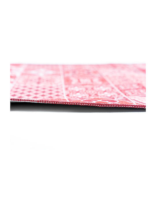 Sdim Chalet Küchenmatte für den Flur mit rutschfestem Unterlage Rosa 54x140εκ.