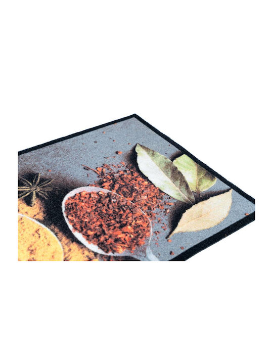 Sdim Cooking with Herbs Küchenmatte für den Flur mit rutschfestem Unterlage Mehrfarbig 50x150εκ.
