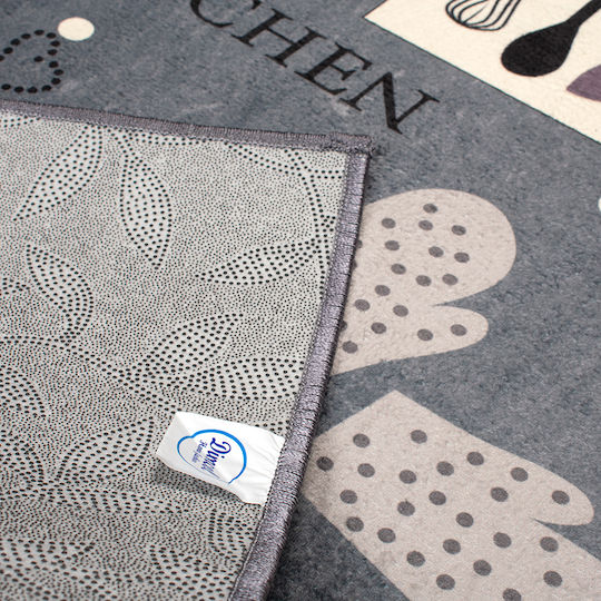 Dimcol Bon Appetit 257 Kitchen Mat Runner with Anti-slip Underlay Bon Appetit 257 80x200εκ.