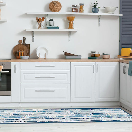 Ango Подложка за Кухненски Пътеки Blue Tropical L 50x180εκ.