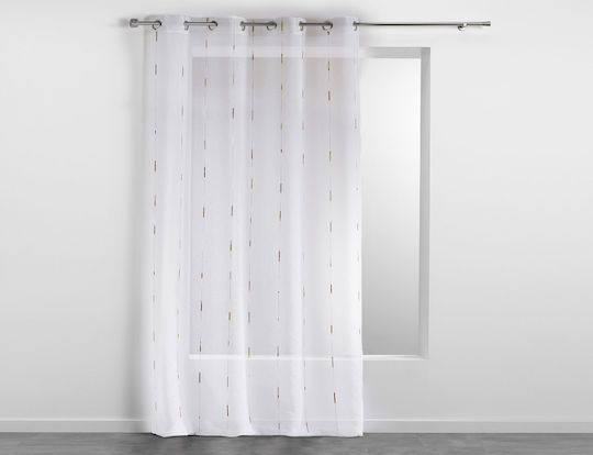 Curtain with Grommets L-C Chenilla Natural 140x260cm