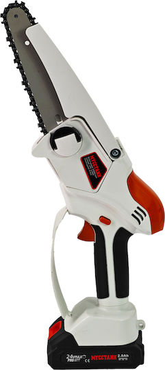 DDT Battery Chainsaw 2x2Ah 21V with Blade 15.24cm
