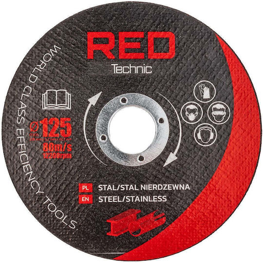 Red Technic Τροχός 125mm Μπαταρίας 21V Solo