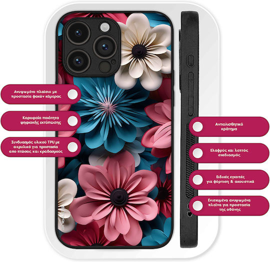 Sonique 3D Flower Series Case Xiaomi Poco F7 Ultra 5G Pink 01