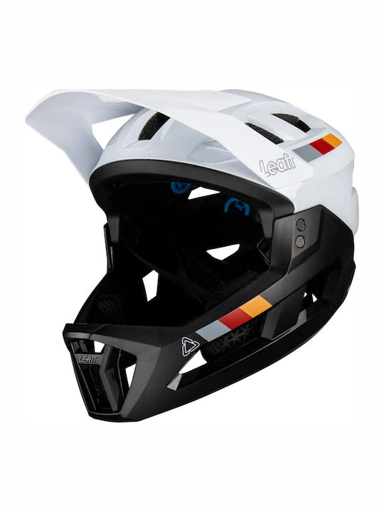 Leatt Bicycle Helmet Mountain with MIPS Protection White