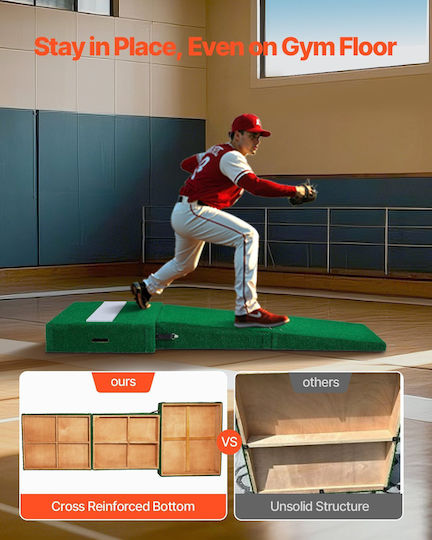 Vevor 77 Tragbarer Pitching Mound Baseball Softball Training Zfxtqdzfxtxknsim6v0