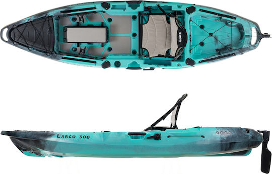 SCK Largo 300 0204-30082 Пластмасов Каяк Плажна чанта 1 лице Тюркоазен