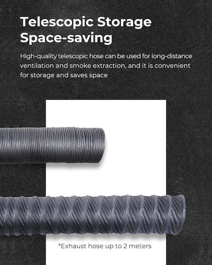 Kit Ventilator pentru Imprimantă 3D Ender Plus Capac 4000 Rpm Tub Flexible Țeavă Clamă