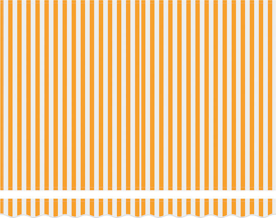 vidaXL Awning fabric Yellow 2x3m