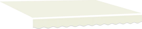 vidaXL Markisenstoff Beige 2x3.5m
