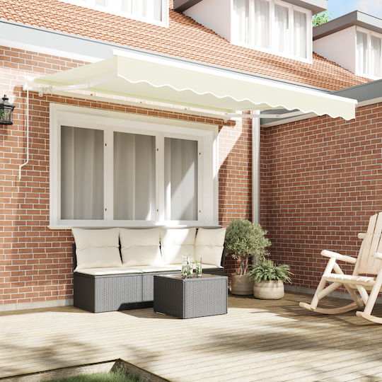 vidaXL Markisenstoff Beige 2x3.5m