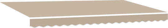 vidaXL Awning fabric Beige 2x4m