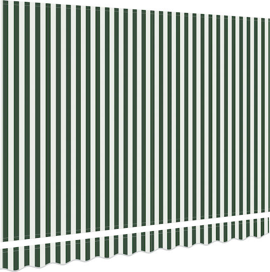 vidaXL Τεντόπανο Πράσινο 2.5x3.5m