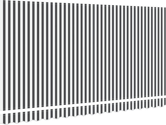 vidaXL Τεντόπανο Γκρι 2x4m
