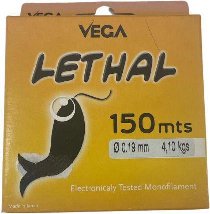 Πετονιά Vega Lethal 150m Διάφανο 0.34mm