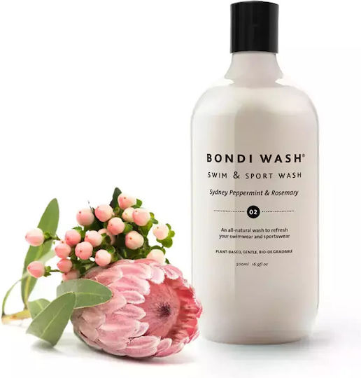 Bondi Wash Lichid Detergent pentru Sensibil, Culori & Alb Haine 500ml (50 Cupe de măsurare)