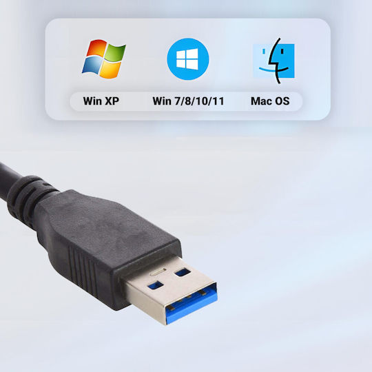 Unitate optică externă CD DVD RW 5 în 1, port USB 3.0 USB-C, cititor de carduri SD MicroSD, inscriptor de discuri, player DVD, cititor pentru laptop PC Windows, negru