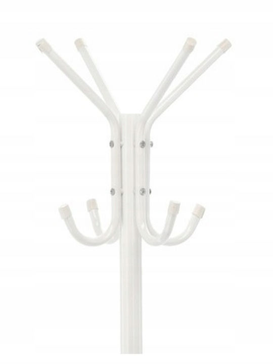 Metallic Coat Rack White 178cm