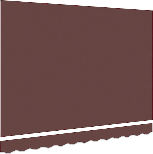 vidaXL Material pentru copertină Maro 2x2.5m