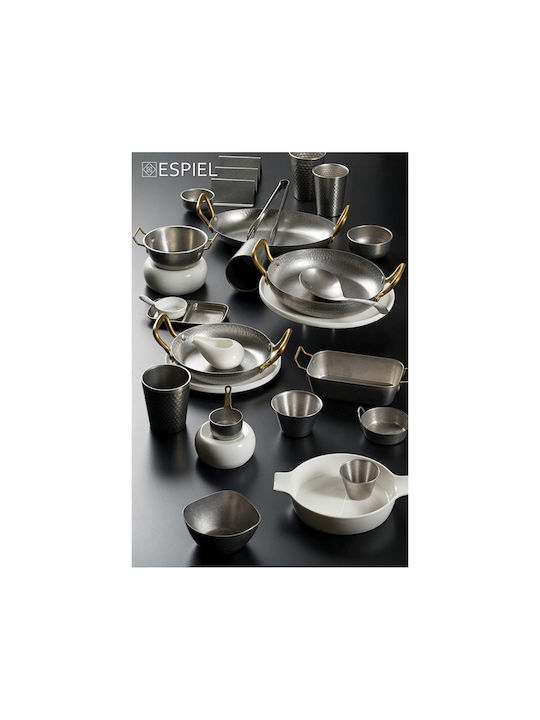 Espiel Glas Cocktail/Trinken aus Edelstahl in Silber Farbe 350ml