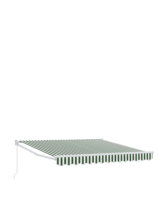 vidaXL Cort Terasă Verde 3x2.5m