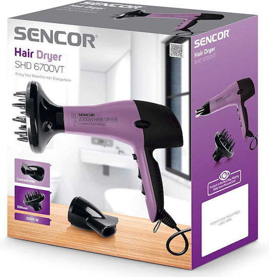 Sencor Πιστολάκι Μαλλιών 2000W