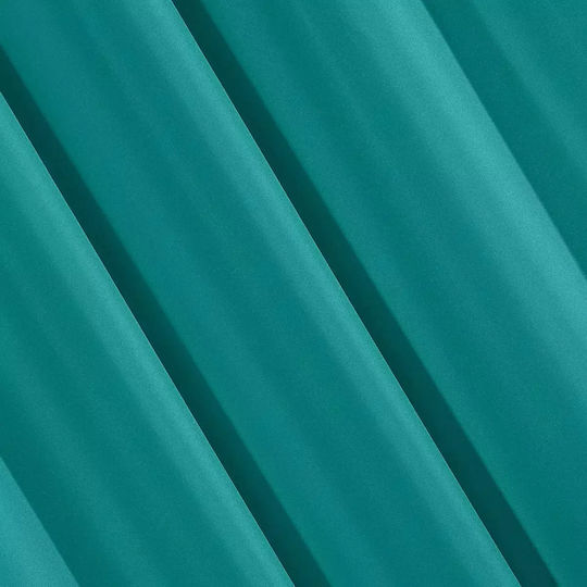 Eurofirany Curtain with Grommet Rita Turquoise 140x250cm
