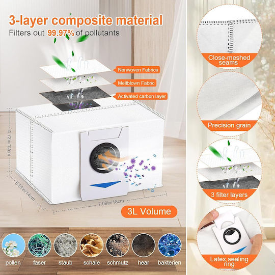 Σετ Ανταλλακτικών 16 τμχ για Σκούπα Ρομπότ Ecovacs