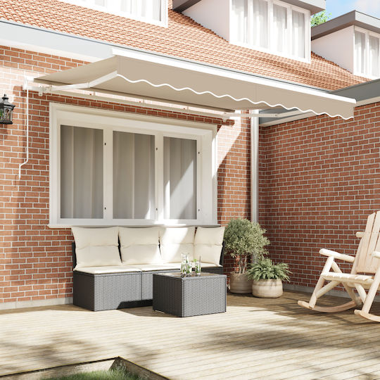 vidaXL Awning fabric Beige 2x3.5m