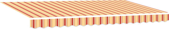 vidaXL Awning fabric Multicolour 2x4m