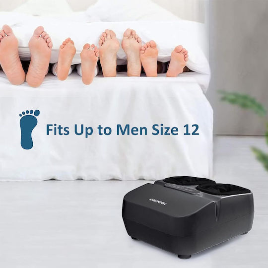 Masatoare Shiatsu Pentru Picioare Funcție De Încălzire Role Cu Presiune Aer Control De La Distanță Panou Tactil Timer Automat Mountrax