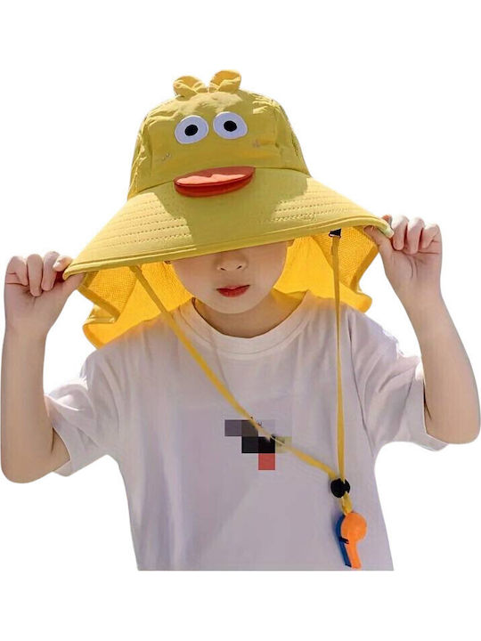 Queen Mother Kinderhut Eimer Stoff Sonnenschutz Gelb Duck Kitrino