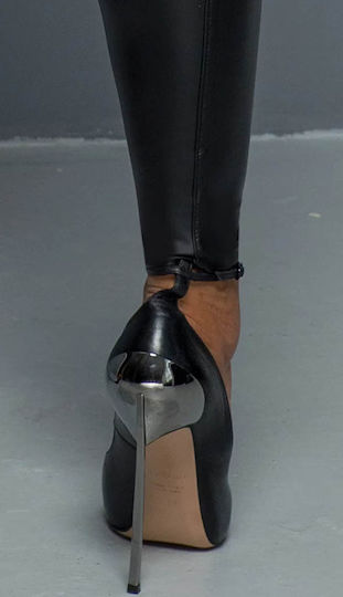 Noir Handmade Powerwetlook Клин с Цип Черен