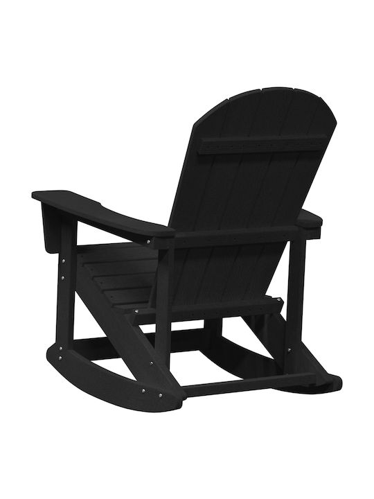Schaukelstuhl Kunststoff Black 73.5x92x90εκ.