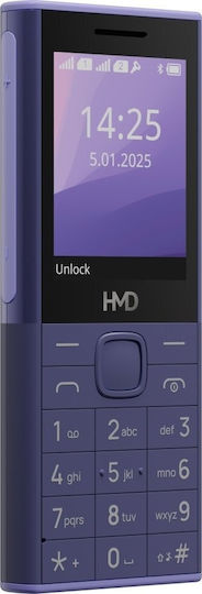 HMD 150 Music Dual SIM Κινητό με Κουμπιά Μωβ