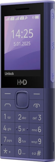 HMD 150 Music Dual SIM Κινητό με Κουμπιά Μωβ