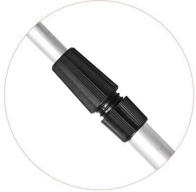 Adjustable Aluminum Support Baracuda S145-16 80-150 Cm 16 Mm Diameter