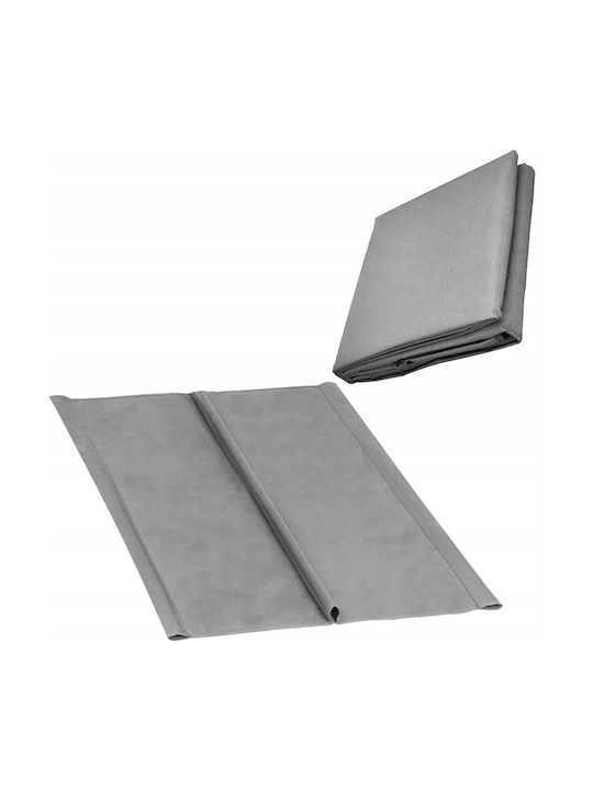 Perna Swing Cushion Pentru Grădină Cu Spătar Din Pânză Gri Deschis 100x130cm