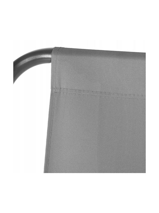 Perna Swing Cushion Pentru Grădină Cu Spătar Din Pânză Gri Deschis 100x130cm