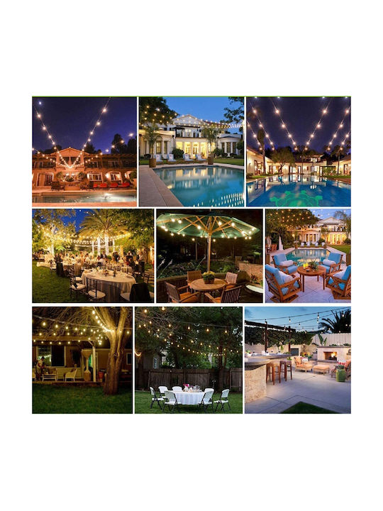 Garland Lights Exterior 30m