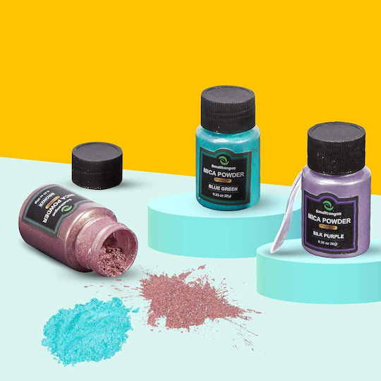 Set de Pigmenți Pudră Mica 36 Culoare Full Face X 10 G Aditiv Pudră Multifuncțional pentru Epoxy Resin Machiaj Săpun Lac de Unghii Lumânări Slime